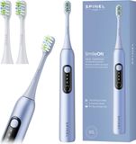 Spinel Care SmileON elektrische tandenborstel, blauw, met 2 reserve opzetborstels, wit