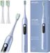 Spinel Care SmileON elektrische tandenborstel, blauw, met 2 reserve opzetborstels, wit