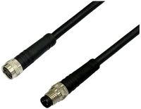 BKL Electronic 2700038 Sensor/actuator verlengkabel M8 Aantal polen (sensoren): 4 Stekker (recht) op koppeling (recht)