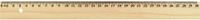 Merkloos Liniaal - 30 cm - Hout