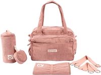 doomoo Fluffy Luiertas - Corduroy Pink