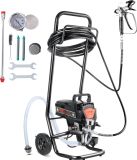 VEVOR Airless Verfspuit, 950 W, 3000 psi, Hoog Rendement Elektrisch Spuitapparaat, Verfspuiten Spuitverfmachine Hogedruk Airless Verfspuitsysteem met 15 m Hogedrukslanglengte