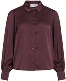 Vila Vienna Ravenna L/S Balloon Shirt - Fig - W38