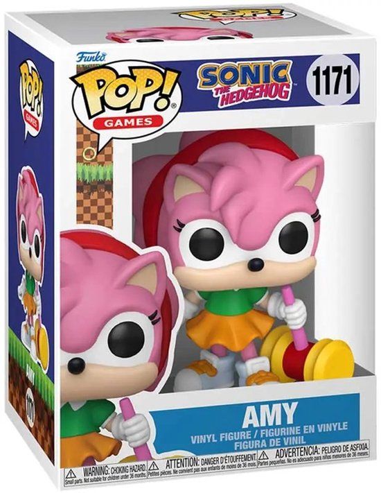 Funko Pop! Sonic The Hedgehog Amy Rose (Chase Edition mogelijk!) vinylfiguur 1171