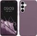 kwmobile telefoonhoesje geschikt voor Samsung Galaxy A55 5G - Back cover in Bleke iris
