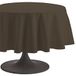 Coucke tafelkleed rond Uni truffel katoen 180 cm