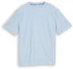 Tom Tailor T-shirt met ottoman-structuur light blue grey Heren Maat XXL