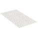 TATAY Antislip Badmat Ondoorzichtig 70x36 cm met Antibacterieel PVC | Model Piscis | Ontwerp met Vissen | Solide Bouw | Handige Details | Heldere Functie | Onderhoudsvriendelijke Opbouw, Taupe