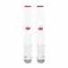 Kappa Sokken AS Monaco Kombat Spark Pro 2024/25 Wit/Rood Maat 43-46