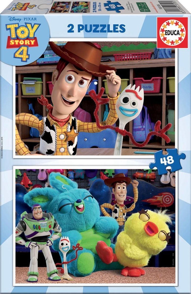 Educa Toy Story 4 18106 2 x 48 stukjes