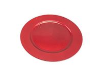 Nataluna MOD.010 Onderzetters glad 33 cm rood zoals afgebeeld