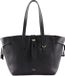 Furla Leren Shopper Schoudertas Net Tote Bag Nero Zwart