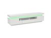 REDOM - Meuble TV - 2 Caissons en L et 1 Tiroir - Moderne - Pour Salon - Panneaux de Particules - Blanc - 175 x 38 x 45 cm