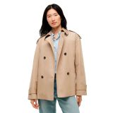 Tommy Hilfiger Cotton Short Trench Beige