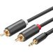 Ugreen - audiokabel 3,5 mm mini-jack naar 2RCA, 1,5 m