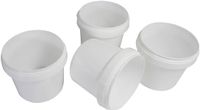 Merkloos Mengbeker 550 ml 10 stuk(s) Kleurloos Kunststof