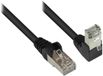 S-Impuls S/FTP netwerkkabel haaks/recht zwart - CAT6 - 1 meter