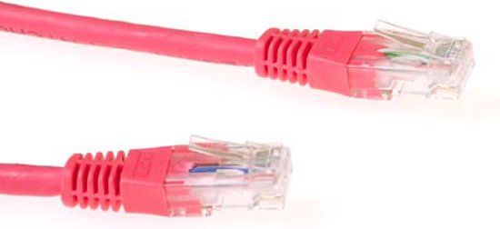 ACT IB9510 LSZH U/UTP CAT6 Patchkabel Rood - 10 meter