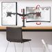 Barkan Monitor Arm - Monitorstandaard voor 2 schermen van 13\"/ 32\" - Zwart
