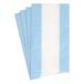 Caspari Bandol Stripe Paper Guest Towel Napkins in lichtblauw, 15 stuks