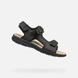 GEOX SPHERICA EC5 Heren Sandalen Koffiekleur Maat 43