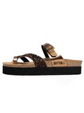 Bayton Teenslipper 'Andromac' lichtbruin / donkerbruin