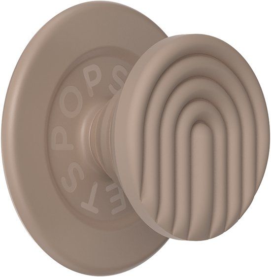 PopSockets PopGrip geschikt voor MagSafe Round - Curves Latte