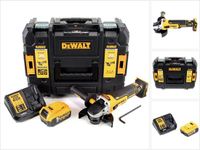 DeWalt DCG 405 P1 meuleuse d'angle sans balai 18 V 125 mm + 1x batterie 5,0 Ah + chargeur + TSTAK