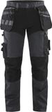 Blåkläder Werkbroek met stretchpanelen en spijkerzakken 1599-1343 - Donkergrijs/Zwart - D96