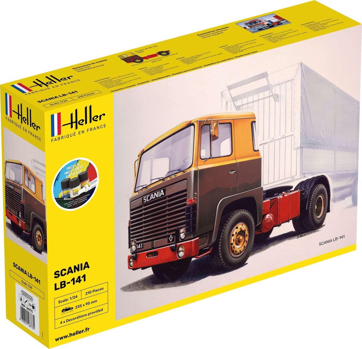 Heller Modelauto vrachtwagen Starter Kit Truck Lb-141