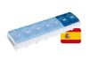 KMINA - Weekpillendoos 1 Intake Spaans, Groot, Medicatie Organiser, Draagbaar, Draagbaar
