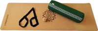 Samarali Bos Groene Yin Yoga Classic Set - Kurk Mat, Bolster & Massagebal