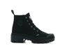 Palladium Pallabase Twill Enkellaars voor dames, Zwart, 40 EU