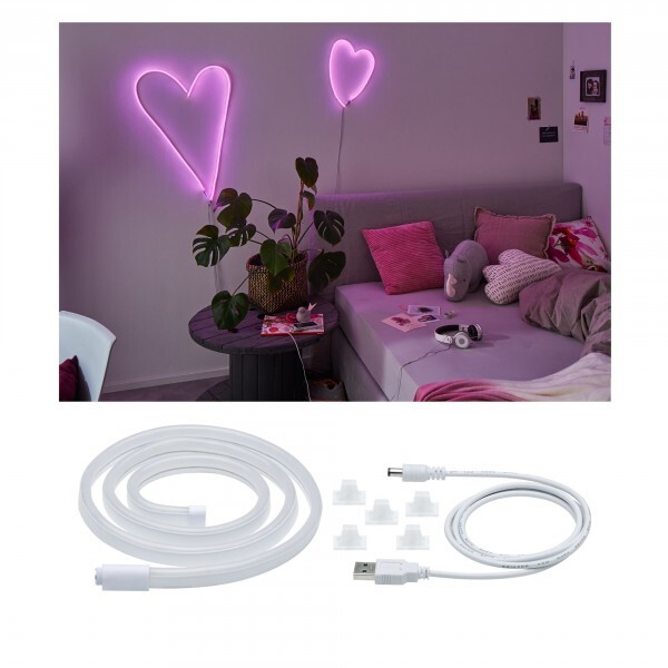 Paulmann Neon Colorflex USB-strip roze