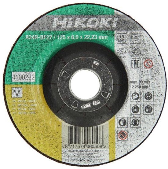 Hikoki Accessoires HiKOKI AFBRAAMSCHIJF (INOX) 115X6,0 KOM 40604162