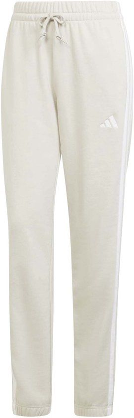 Adidas Sport Broek W 3S Ft Cf Pt - Beige - Vrouwen - Katoen - Maat 98