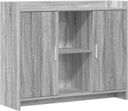 vidaXL Dressoir Grijs Sonoma Hout 98,5 x 33 x 80 cm
