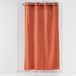 DOUCEUR D'INTERIEUR Gordijn met ringen LINETTE, katoen, met glans, 135 x 240 cm, oranje