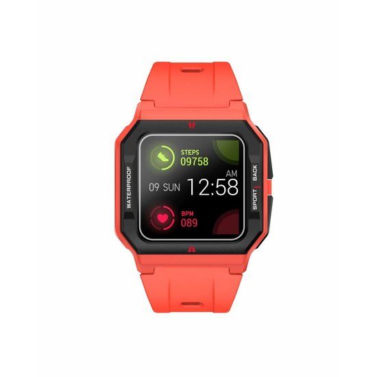Radiant RAS10502 Smartwatch - Rood - Siliconen Band - 5 ATM