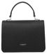 Diana & Co Firenze Sac à main Cuir végétal Fermeture magnétique Bandoulière amovible Noir B UNIQUE 21x14x5.5 cm 722-3PT-BLACK