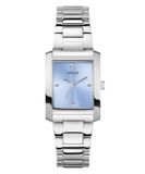 Guess Bonnie GW0876L1 Horloge - Staal - Zilverkleurig - Blauwe Wijzerplaat - Ø 27 mm