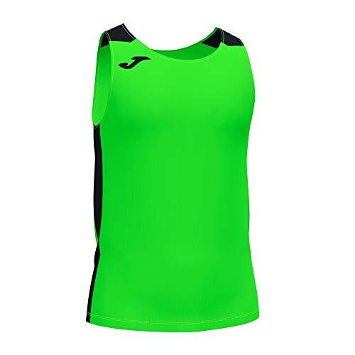 Joma Tanktop Record II Fluorgroen zwart - 102222.021 - 2XS