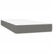 VidaXL Matras met binnenvering tweepersoons 120 x 190 cm grijs