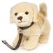 Uni-Toys - Golden Retriever puppy, staand (met lijn) - 22 cm (hoogte) - pluche hond, huisdier - pluche dier, knuffeldier