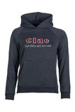 HKM Ruby sweatshirt met capuchon donkergrijs gemêleerd 170