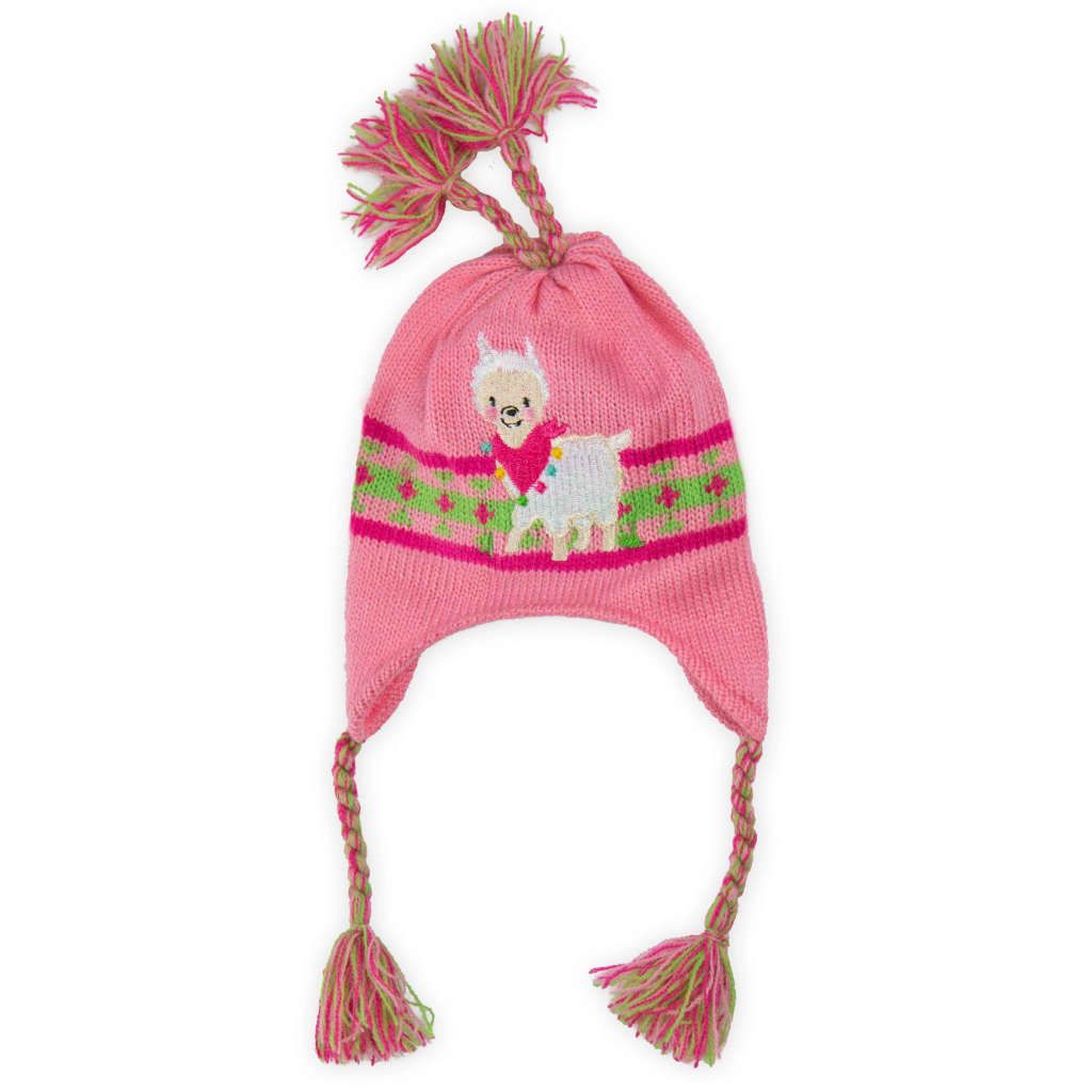 Heless Poppen Muts Alpaca - Roze - 35-45 cm