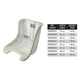 Asiento OMP OMPKK0503231 zetelkaar, zwart, breedte 31 cm