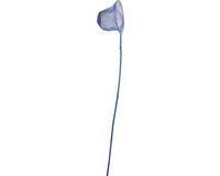 Gebro Visnet - bamboe hout - blauw - 80 cm - schepnet