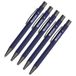 Westcott E-745005 00 Balpen, 5 stuks, set van 5 blauwe balpen, documenteecht met blauwe inkt, lijndikte XB 1,4 mm