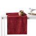AmeliaHome Tafelloper 30 x 100 cm lotuseffect waterafstotend slangenhuidpatroon Bordeaux Vesta